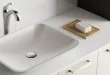 Solid Surface Vessel Sink
