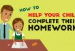 TIPS TO HELP YOUR CHILD WITH THEIR HOMEWORK