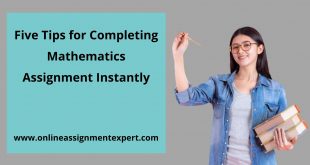 Mathematics assignment Help
